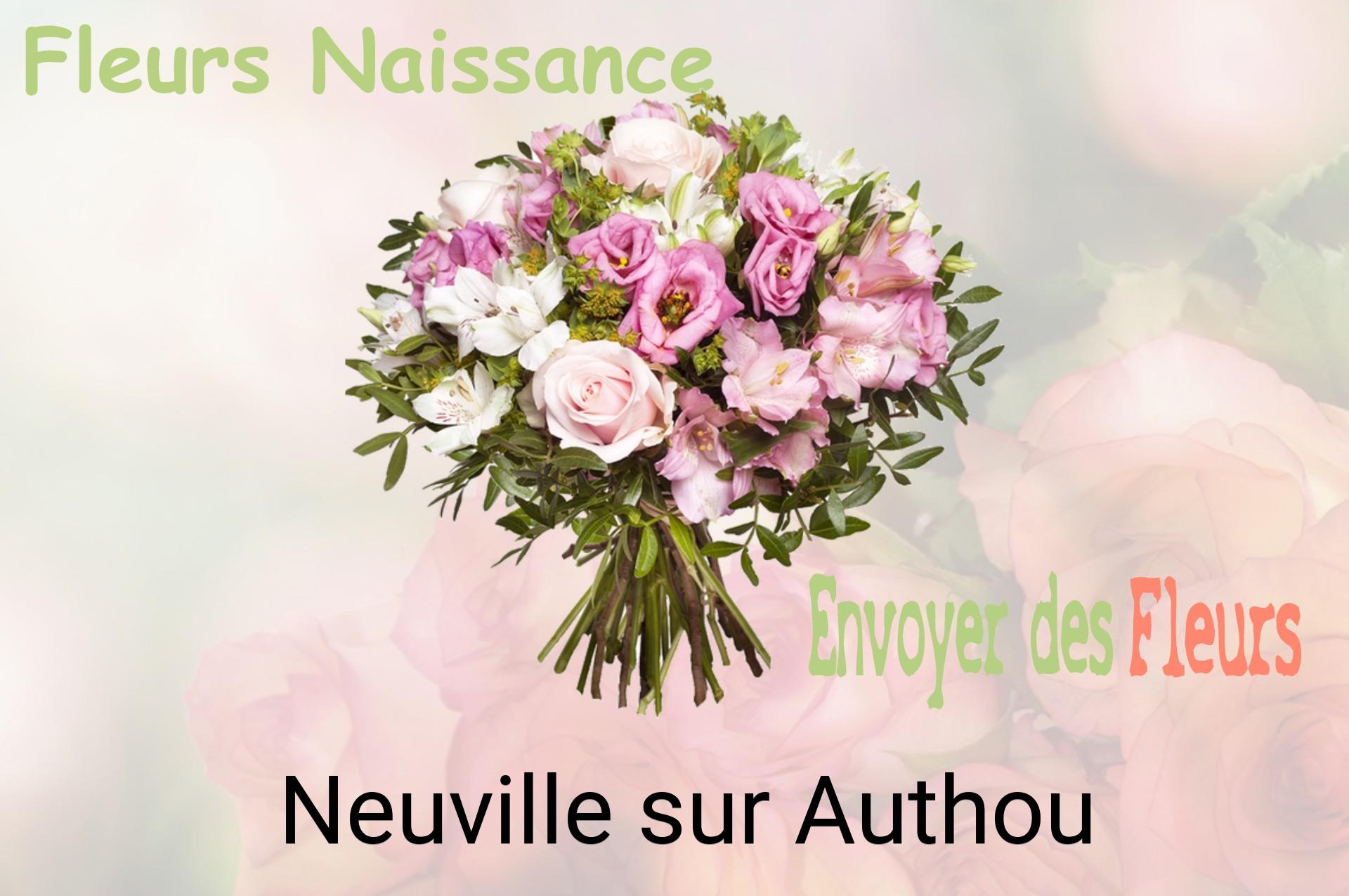Bouquet de fleurs de naissance livré à Neuville-sur-Authou